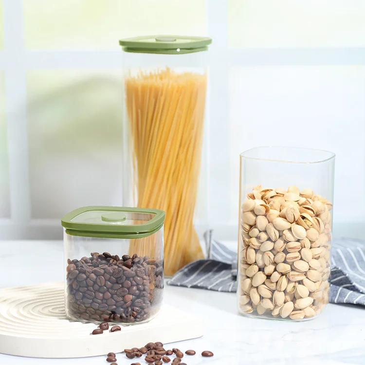 tempered lid glass containers