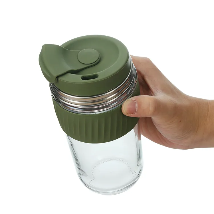 Glass and Silicone Coffee Mug - Eco-friendly #69404002 (7)